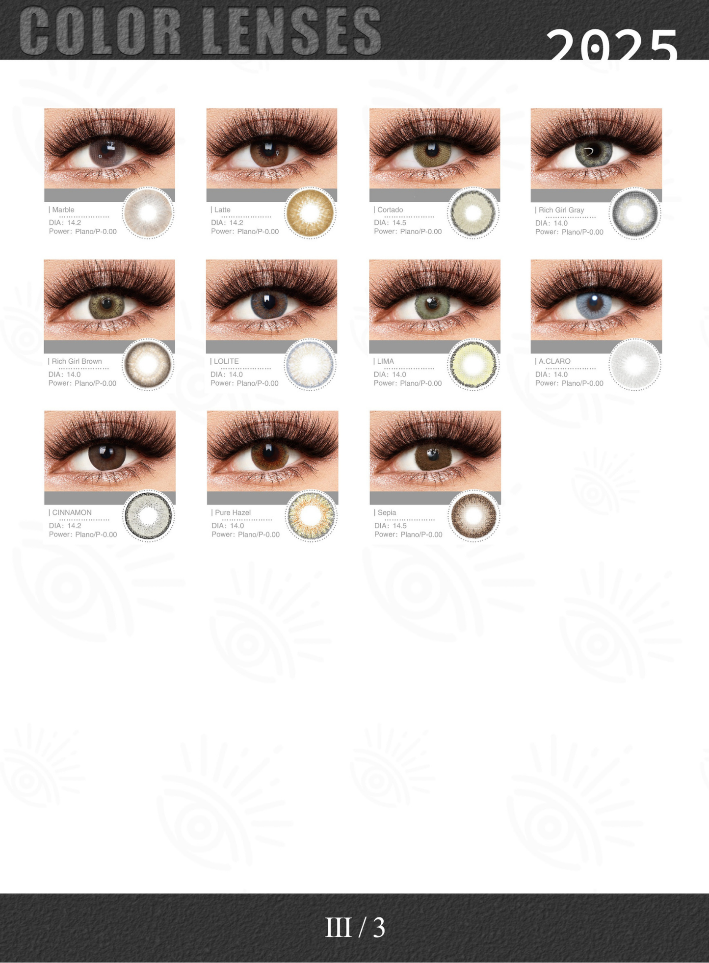 LENSES COLORS